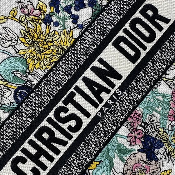 Dior Dior Book Tote Vit Kass