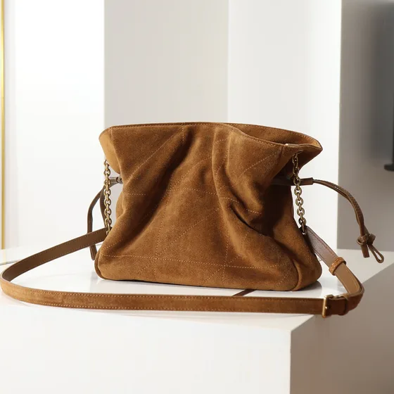 YSL Jamie 4.3 Pochon Caramel Braun Crossbody