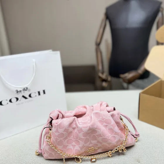 Coach Faye Denim Blau Crossbody