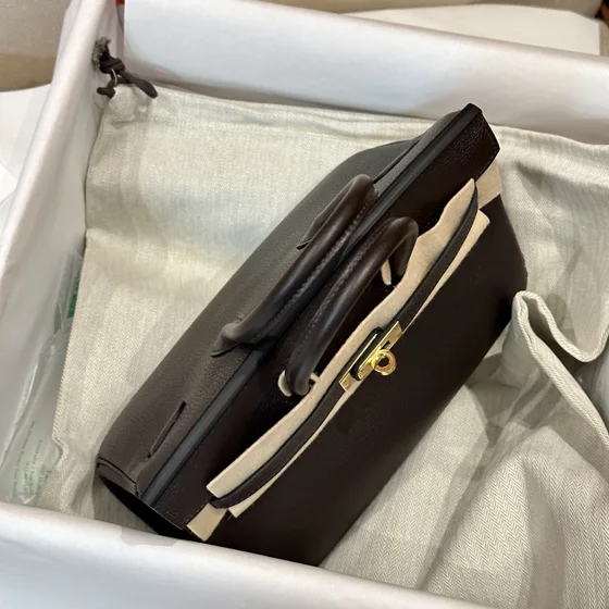 Hermes Birkin Black Top Handle