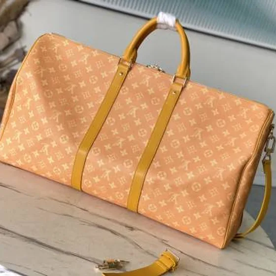 Louis Vuitton Keepall Orange Monogram travel