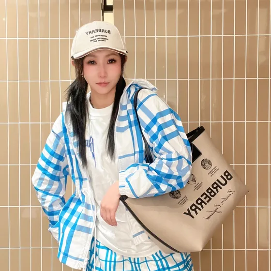 Burberry Heritage Sac cabas Blanc/Noir Sac cabas