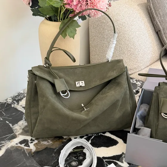 Balenciaga Rodeo Moss Зелёный Верхняя ручка