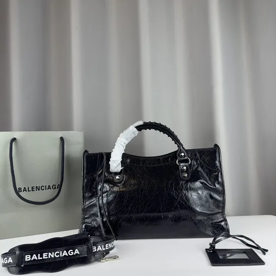 Balenciaga Le City Black Top Handle