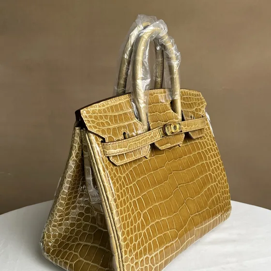 Hermes Birkin Khaki Top Handle
