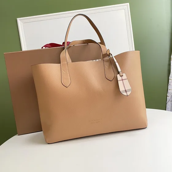 Burberry Check Sac cabas Beige Sac cabas