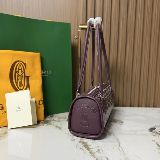 Goyard Saint Martin Bag Burgundy Shoulder Bag