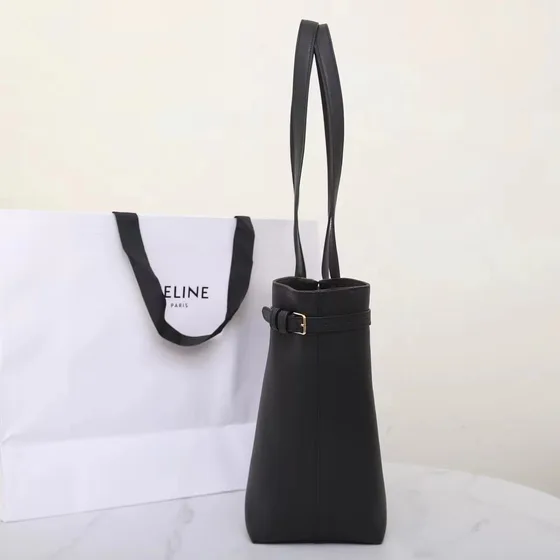 Celine Triomphe Cabas Siyah Tote çanta