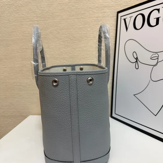 Hermes Garden Party Light Biru Tote Bag