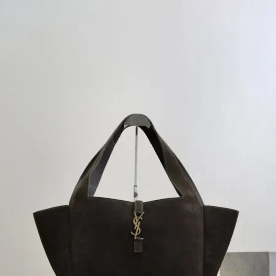 YSL Le 5 7 Tote Dark Brown Tote Bag