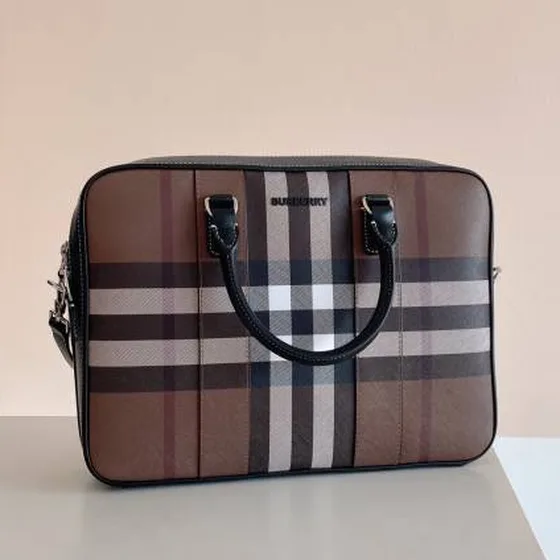 Burberry briefcase Brown Check large business