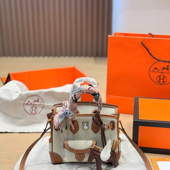 Hermes Birkin Cargo Beige Brown Top Handle