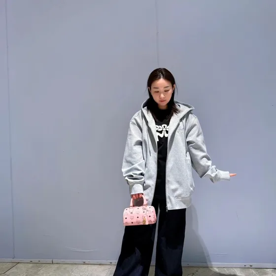 MCM Ella Boston Mini Rosa Alça superior