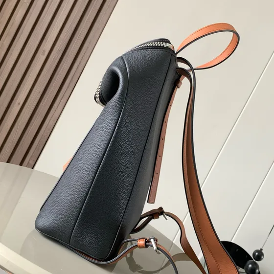 Loewe Goya Small Backpack Dark رمادي/Tan Backpack