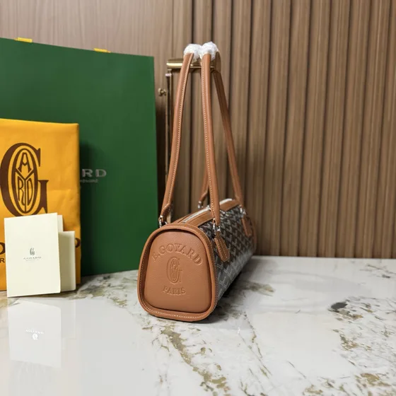 Goyard Saint Martin Bag Black And Tan Shoulder Bag