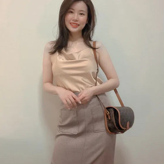 Celine Folco Triomphe Tela Bag Marrone Crossbody