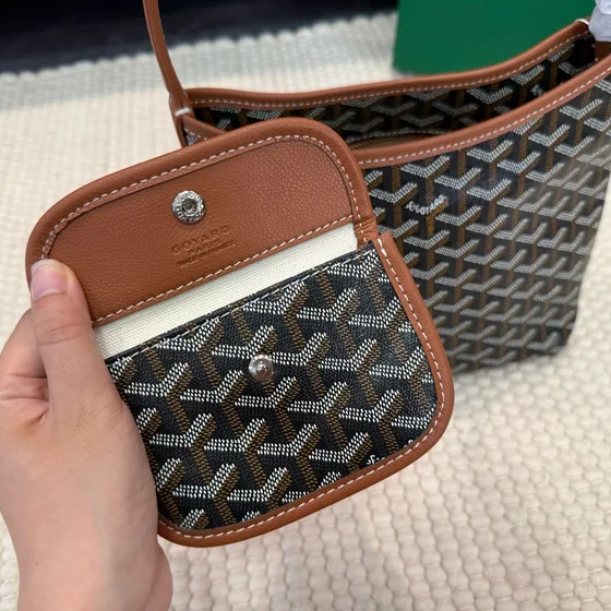 Goyard Boheme Hobo Чёрный/Tan Hobo