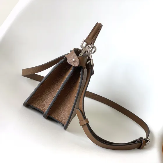 Fendi Peekaboo Iseeu Small Selleria Marron Anse supérieure
