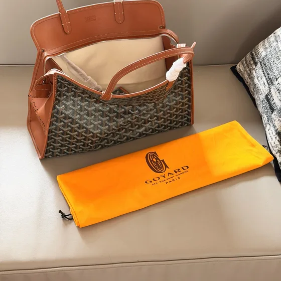Goyard Bourgogne Marrón/Tan Asa superior