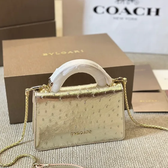 Bvlgari Serpenti Forever Top Handle Vàng gold Top Handle