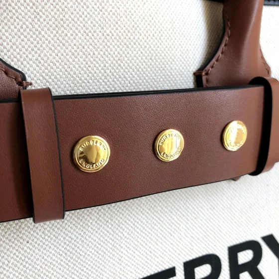 Burberry Freya Tote Natural/Marrone Borsa tote