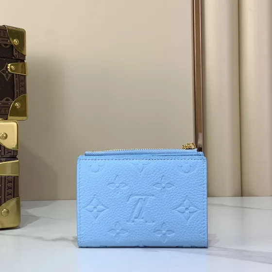 Louis Vuitton Lisa Plånbok Blå Plånbok