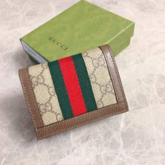 Gucci Ophidia GG Supreme PVC Bej Ebony with Kahverengi Deri trim 11x9x3cm everyday