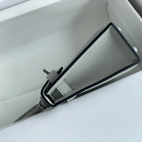 Hermes Kelly Mini Light Gray Asa superior