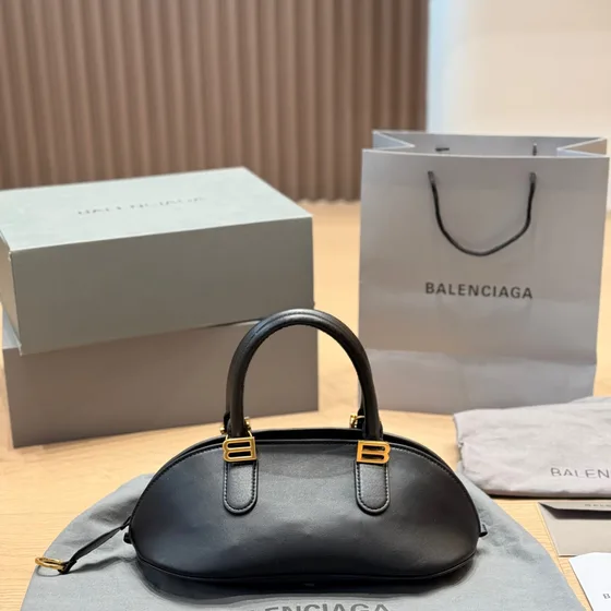 Balenciaga Editor Small Top Handle Bag Black Top Handle