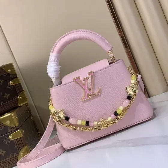 Louis Vuitton Capucines Mini Pink Top Handle
