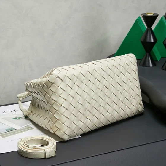 Bottega Veneta Parachute Blanco Bolso bandolera