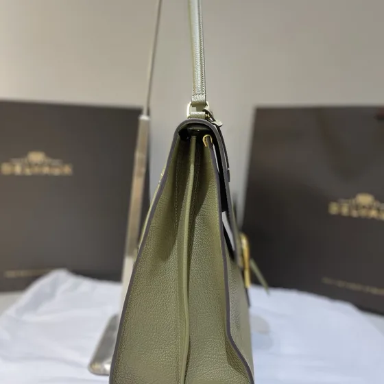 Delvaux Le Brillant Sage Groen Schoudertas