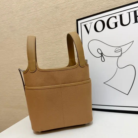 Hermes Picotin Cargo Beige Henkel