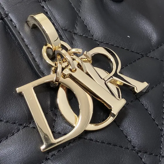 Dior Dior Toujours Vertical Nano Tote Hitam Top Handle