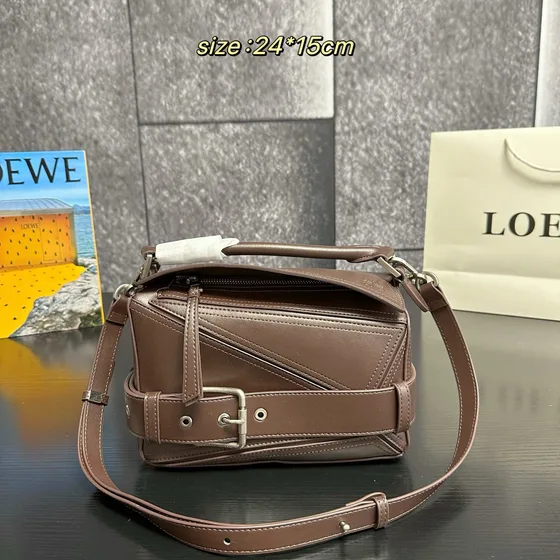 Loewe Puzzle Bumbag Noir 24*15cm Belt Bag