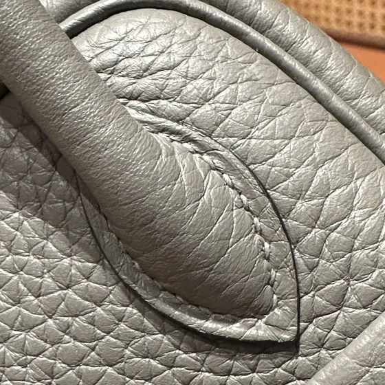 Hermes Lindy Mini Gris Meyer Crossbody