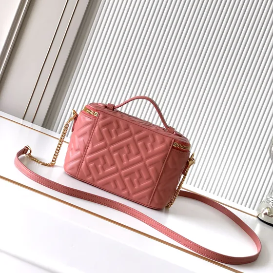 Fendi Vanity Case Crossbody Bag Pink Crossbody