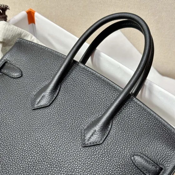 Hermes Birkin 25 Preto Alça superior