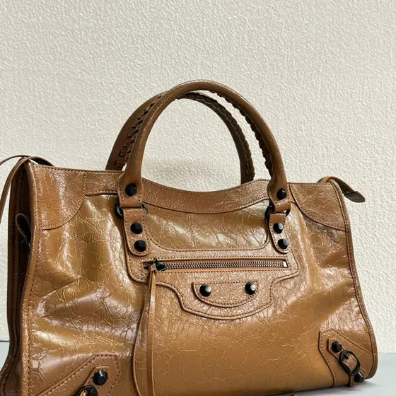 Balenciaga Le City Bag Caramel Brown Top Handle