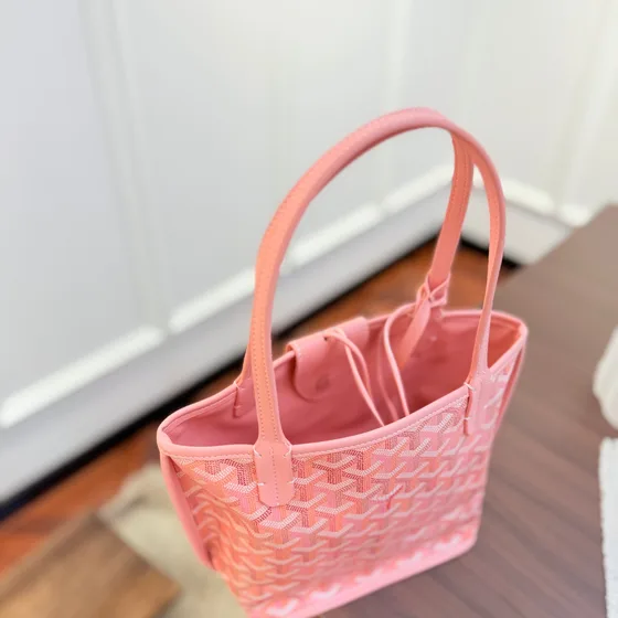 Goyard Anjou Mini Hồng Tote Bag