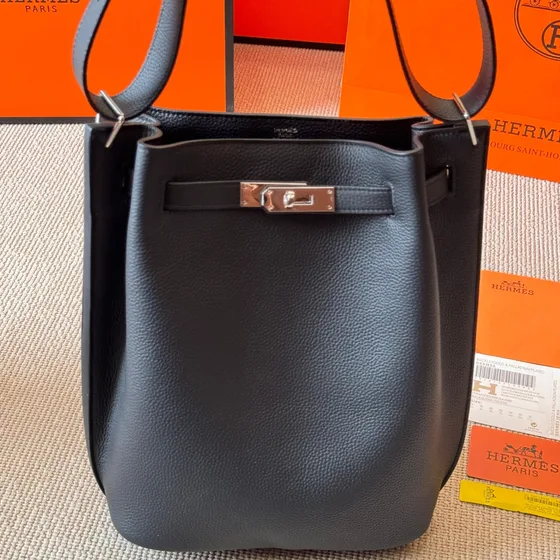 Hermes Kelly Move Preto Bolsa de ombro