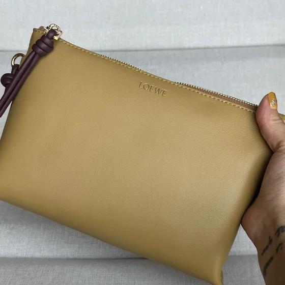 Loewe T Pouch Khaki Pouch