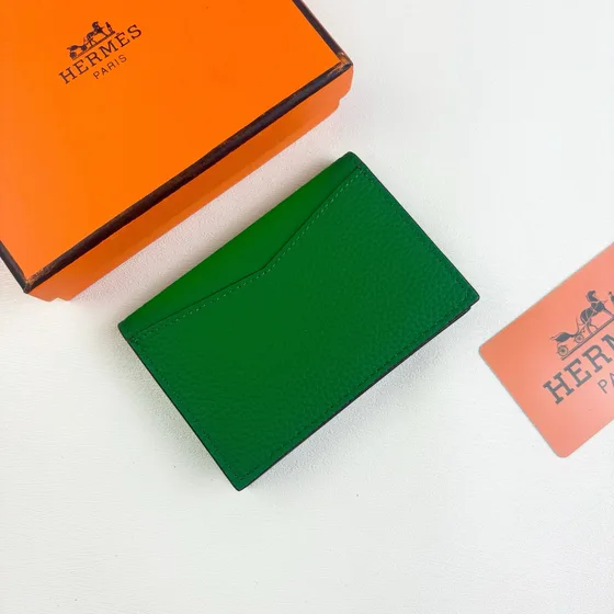 Hermes Passport Holder Green Card Holder