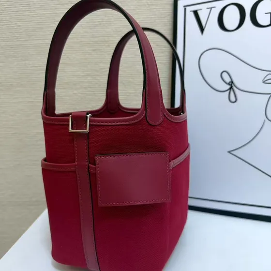Hermes Cargo Picotin Lock Burgund Topphandtag