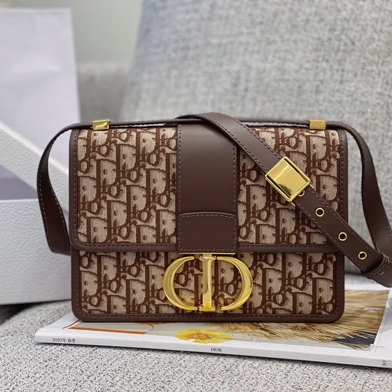Celine 30 Montaigne Brown Crossbody
