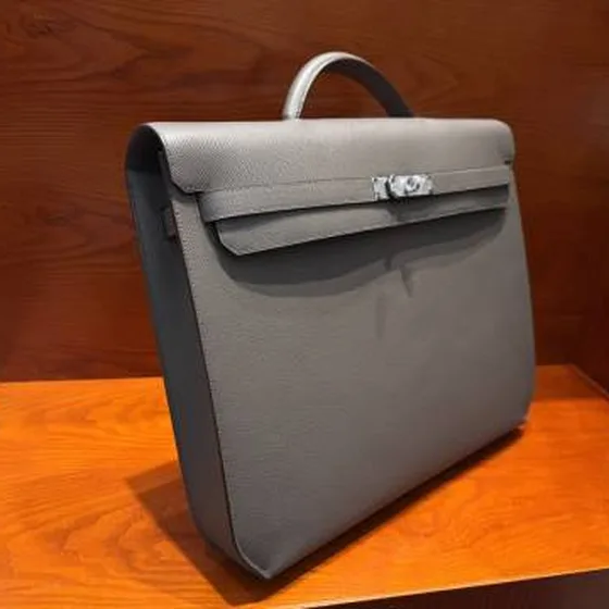 Hermes Kelly Depeches Etoupe Cinza business