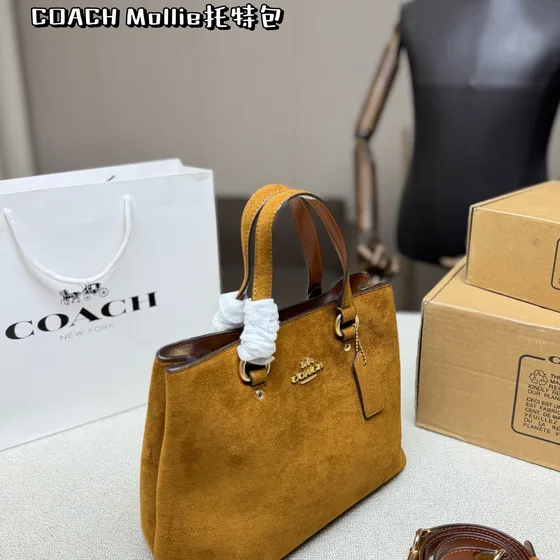 Coach Mollie Tote Kahverengi Tote çanta
