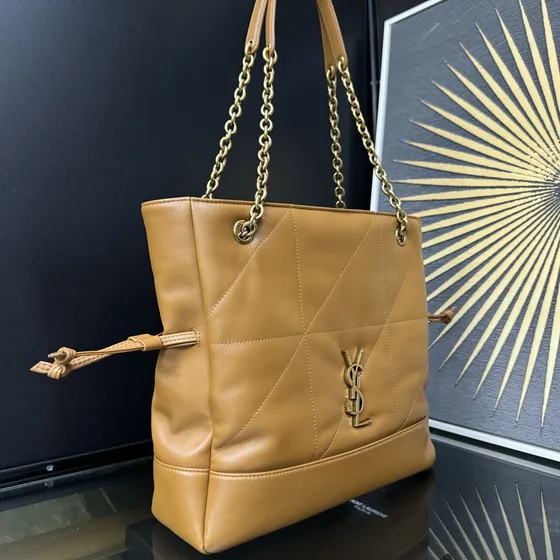 YSL Jamie Shopping Bag Beige Shoppertasketur