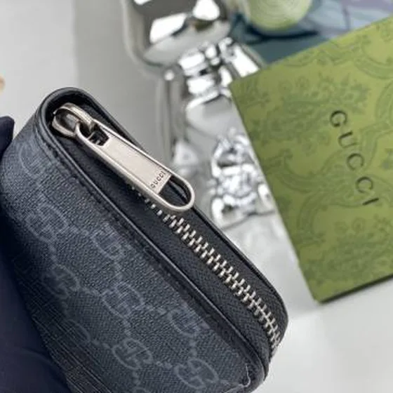 Gucci Tegnebog Blå GG lærred everyday