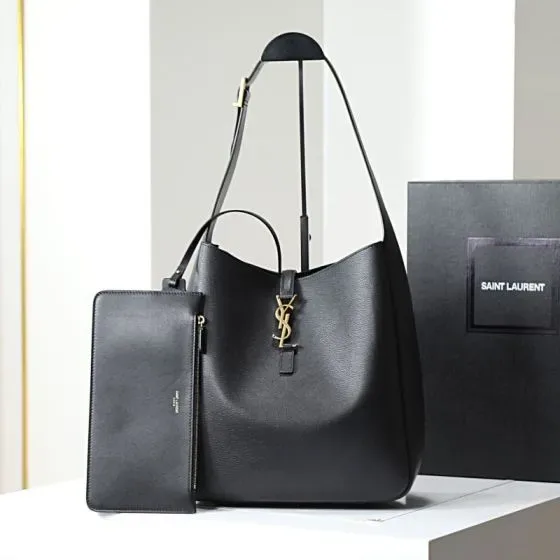 YSL Le 5 7 Soft Hobo Bag Black Hobo